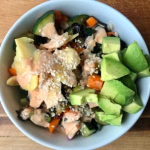 Spicy Veggie Sushi Bowl