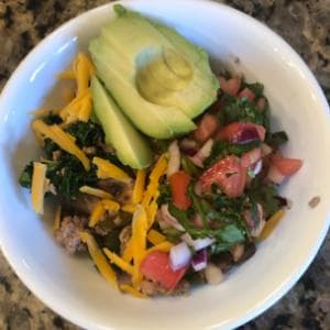 Turkey Veggie Bowl