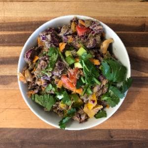 Thai Quinoa Lentil Cashew Salad