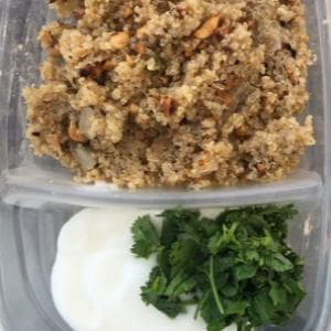 Instant Pot Savory Quinoa with Potatoes and Peanuts