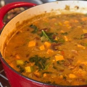 Jamaican Curried Stew with Cornbread