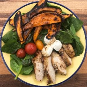 Grilled Chicken Caprese Salad